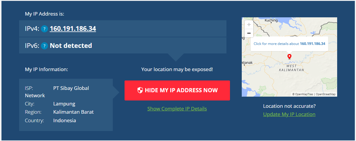 Cara Mengetahui IP Public dari Website