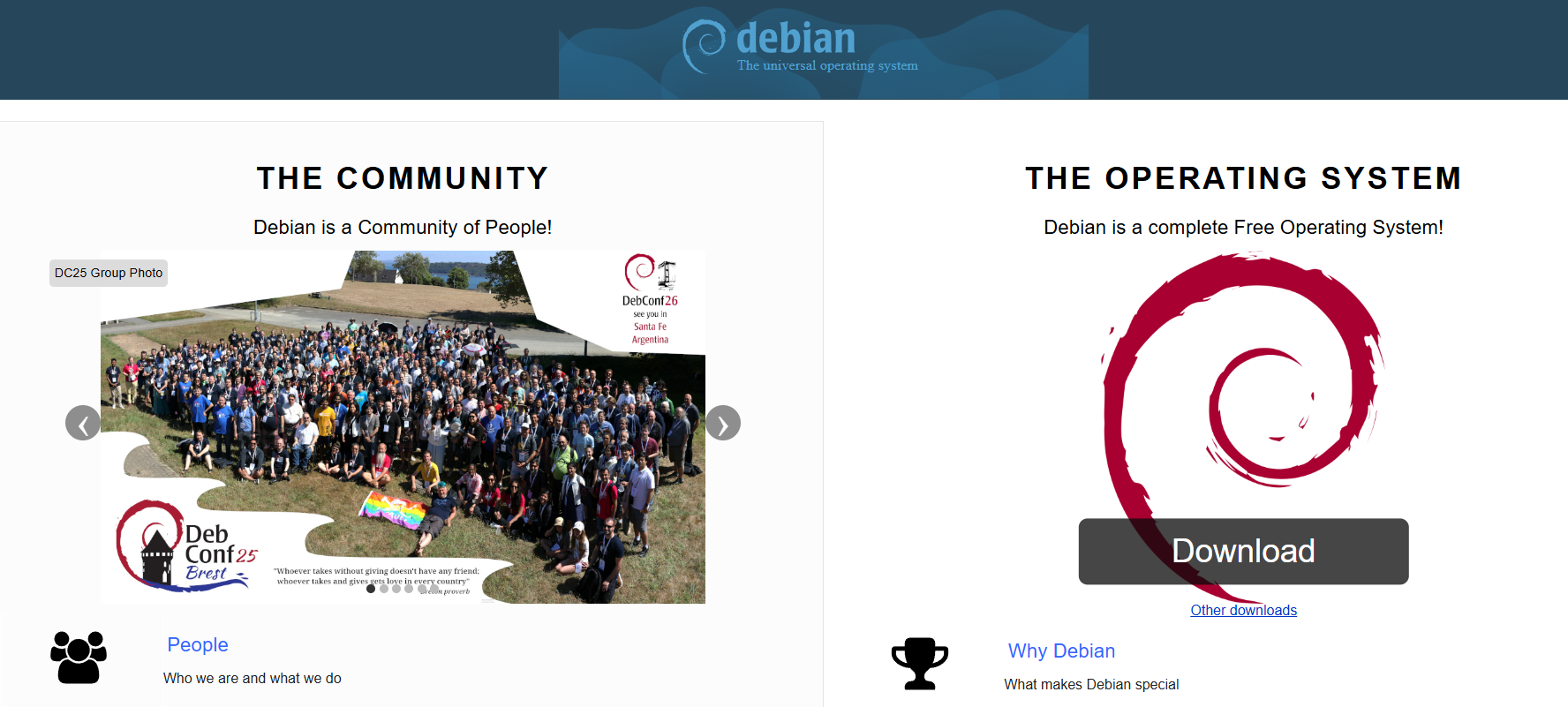 Cara Download Debian Terbaru