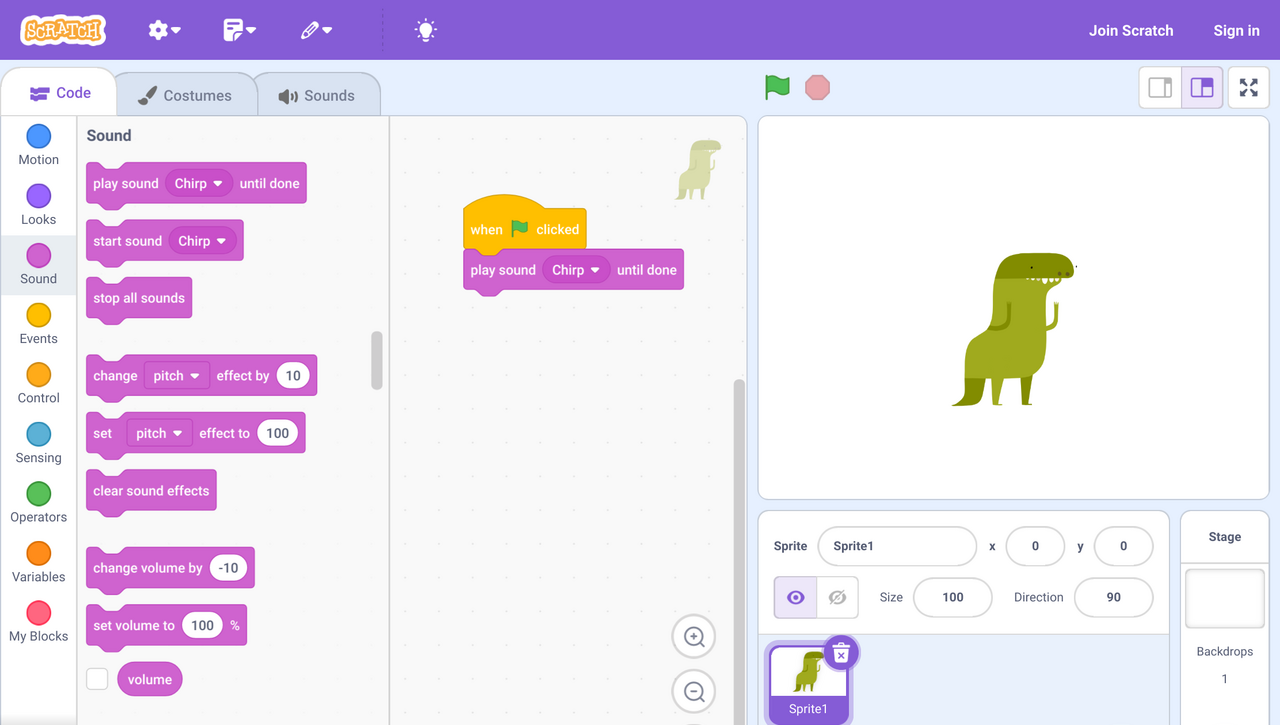 platform coding scratch untuk pembelajaran SMP